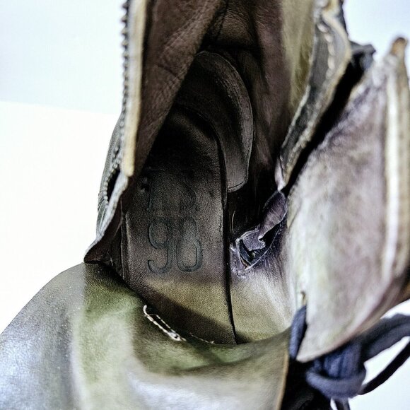 Stylish Women's Green Ankle Boots - Picture 8 of 9